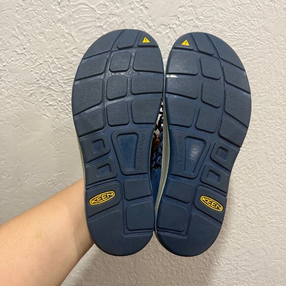 Keen Uneek Sandals Mens 11 Blue Water Sport Hiking Slip On Shoes